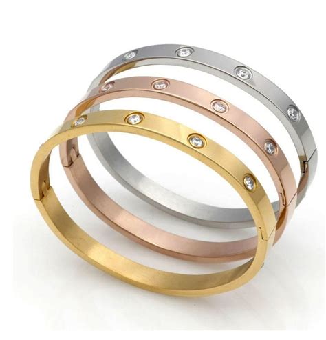 cartier bracelet dupe shein|cartier love bracelet look alike.